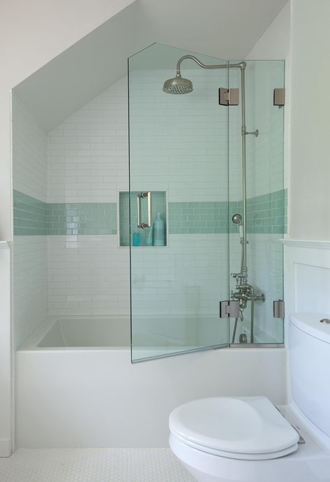 Renovating a bathroom on a small budget? Thoughtful selections and creative use of existing space will help you get the most out of your budget bathroom remodel. Get inspired with these tips for getting maximum style and function with minimum spending. #bathroomremodel #budgetremodel #renovationideas #bathroomdecor #bhg Small Bathroom Budget, Average Bathroom, Bathroom Budget, Small Laundry Room Ideas, Bathroom Shower Doors, Bathtub Shower Doors, Bathroom Remodel Cost, Bathroom Tub Shower, White Bathroom Tiles