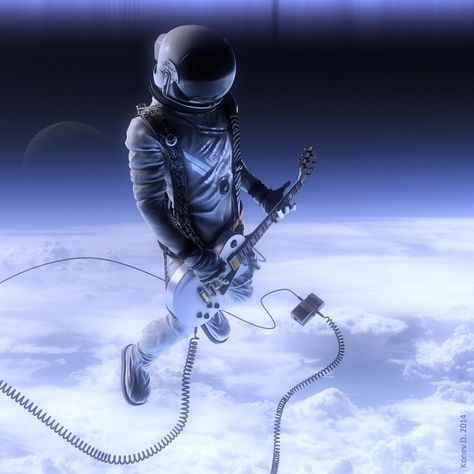 ArtStation - Spacerock, Denis Konev Pink Floyd Music, In Space, Pink Floyd, The Pink, The Earth, Guitar, Media, Film, Twitter