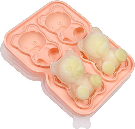 Cute Ice Molds, Cute Ice Cube Trays, Ice Cube Organization, Aesthetic Ice Cubes, Ice Shapes, Food Molds, Black Dessert, Ice Cube Tray Molds, Silicone Ice Molds