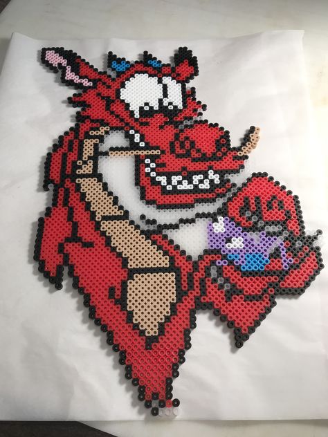 Perleplader Ideas Disney, Fuse Beads Ideas, Melted Bead Crafts, Perler Necklace, Hama Beads Disney, Melty Bead Designs, Kandi Necklace, Diy Disney Ears, Perler Ideas