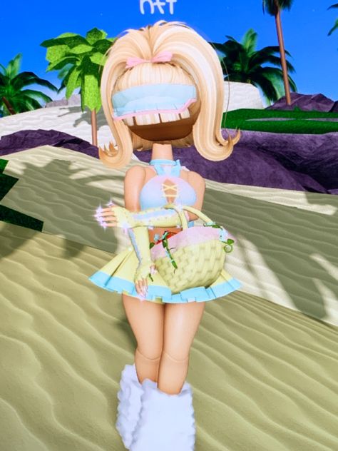 Royale High Sunset Island Outfit Ideas, Royale High Summer Vacation, Pretty Preppy Royal High Sunset Island, Sunset Island Royale High Outfits, Royale High Sunset Island Themes, Summer Vacation Royale High, Royal High Sunset Island Outfits, Sunset Island Royale High, High Profile Pictures