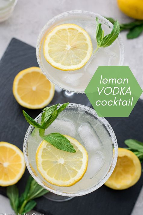 In need of an easy cocktail recipe? This lemon vodka cocktail is the easiest! It's light and refreshing, and perfect for guests on a warm summer day! // lemon flavored alcoholic drinks // lemon vodka martini Vodka Cranberry Cocktail, Easy Cocktail Recipe, Summer Vodka Cocktails, Lemon Vodka, Keto Chocolate Cake, Keto Drinks, Cranberry Cocktail, Vodka Cocktail, Easy Cocktail