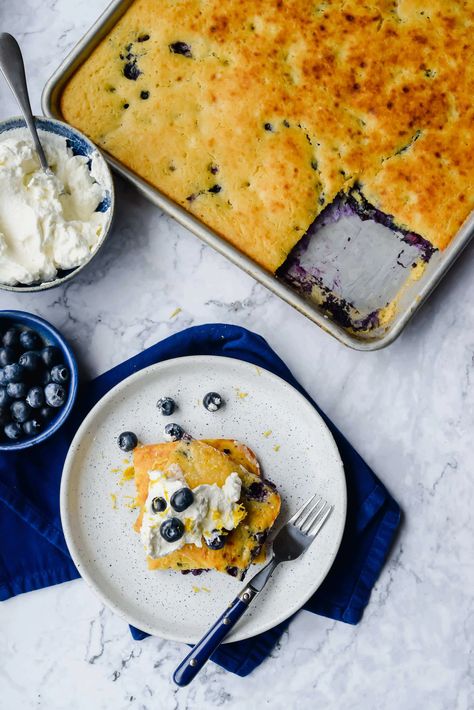 Lemon Blueberry Ricotta Sheet Pan Pancakes | U.S. Dairy Easy Sheet Pan Meals, Lemon Blueberry Ricotta, Homemade Cheese Pizza, Blueberry Ricotta Pancakes, Blueberry Ricotta, Sheet Pan Pancakes, Sheet Pan Meals, Pan Pancakes, Oven Meals