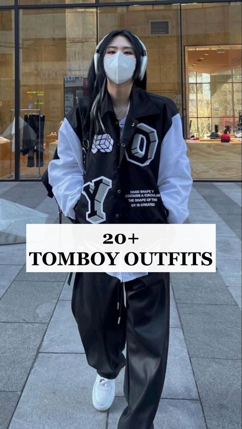 Tomboy Outfits For School, Tomboy Outfit Ideas, Tomboy Stil, Pakaian Hipster, Tomboy Outfit, Baggy Outfit Ideas, Boyish Outfits, Mode Emo, Trendy Outfits For Teens