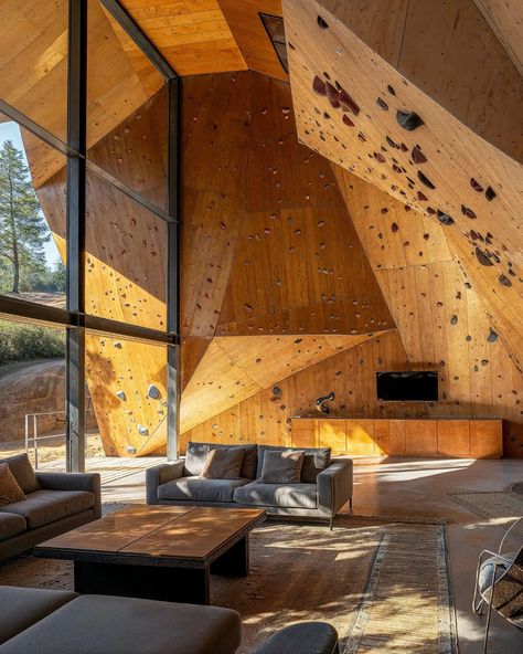 climb house #midjourney #AIarchitect #AIarchitecture #AIdesign #AIart #climb #rockclimbing #climbing #climbing_lovers Home Climbing Wall, Urban Homestead, Eco Architecture, Backyard Shed, Hobbit House, Concrete House, Climbing Wall, Amazing Spaces, Cabin Design