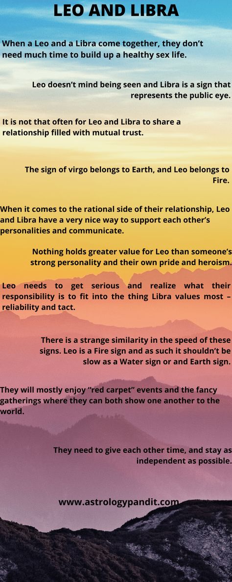 Leo with Libra forms a pretty good combination. Leo man libra woman compatibility says Leo shares a healthy and loveable relation where the environment around the couple is filled with the feeling of affection and love for each other. They greet each other with surprises and gifts from the counterpart. The Lion tends to fall for the love expressed by the partner.   The two symbols are signs of love. They signify romance and lovemaking with each and take pleasure to date the partner. The sit Leo Man Libra Woman, Leo And Libra Compatibility, Libra Women Compatibility, Pisces Woman Compatibility, Leo Love Horoscope, Leo Relationship, Leo Compatibility, Libra Compatibility, Romantic Connection