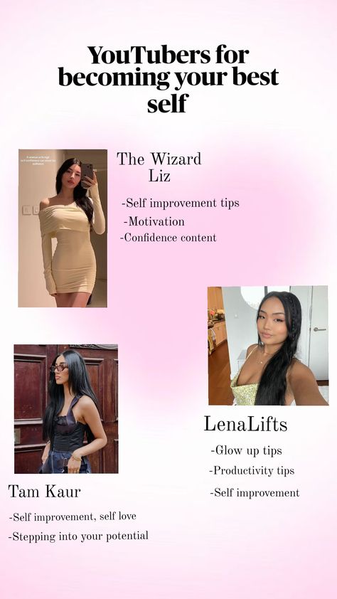 #Thewizardliz #lenalifts #tamkaur #youtube #2024 #change Healing Journaling, Glow Up Tips, 2025 Vision, Self Motivation, Best Self, Wizard, Self Care, Vision Board, I Am Awesome