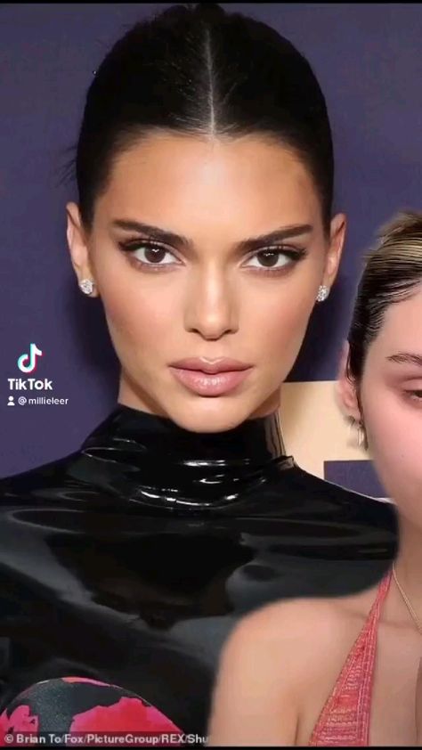 Kendall Jenner Eyes, Kendall Jenner Eyebrows, Kendall Jenner Makeup Tutorial, Stile Kendall Jenner, Kendall Jenner Makeup, Face Contouring Makeup, Jenner Makeup, Models Makeup, Makeup Looks Tutorial