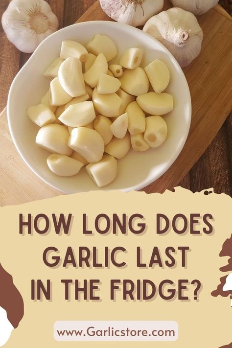 garlic-last-in-the-fridge Store Garlic, How To Store Garlic, Garlic Storage, Garlic Oil, Garlic Bulb, Garlic Recipes, How To Store, Chopped Garlic, Vegetable Sides