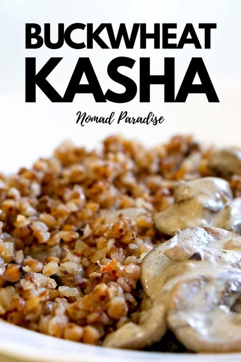 Kasha Recipes, Buckwheat Recipe, European Lunch, Kasha Recipe, Groats Recipe, Foreign Cuisine, Europe Food, Meatless Dishes, Buckwheat Recipes