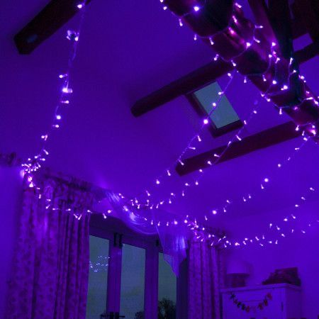 Galaxy Room, Ideas Room Decor, Purple Lights, Tumblr Grunge, Fairy Lights Decor, Neon Bedroom, Fairy Lights Bedroom, Neon Room, Purple Rooms