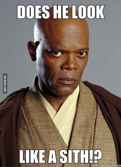 After watching Pulp Fiction, and Star Wars. Happy 69th Birthday, Battle Of Geonosis, Jedi General, Mace Windu, Star Wars Character, Samuel L Jackson, Jedi Order, Star Wars Trilogy, Galactic Republic