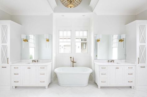 Master bath vanity