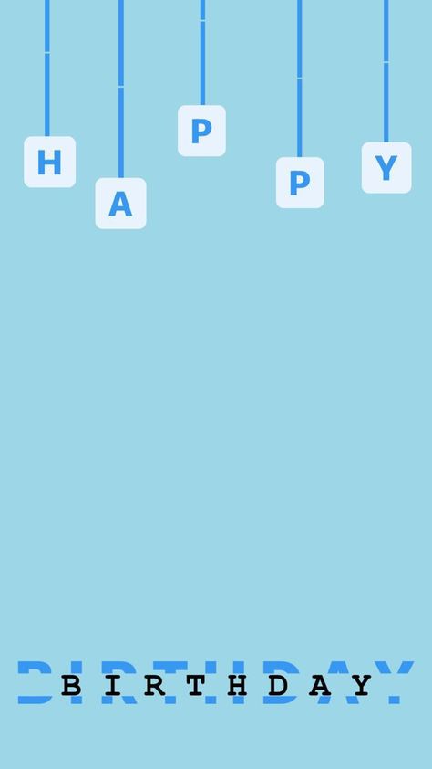 Layout For Instagram, Birthday Instagram Story, Birthday Background Design, Happy Birthday Blue, Birthday Instagram, Happy Birthday Boy, Instagram Story Idea, Birthday Captions Instagram, Happy Birthday Text