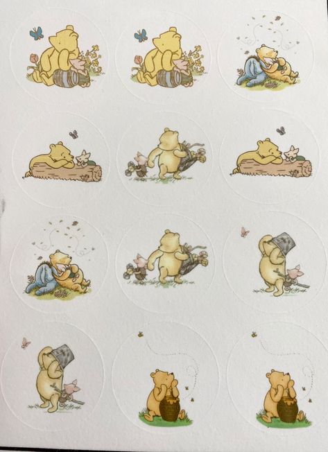 Winnie The Pooh Images, Pooh Images, Pooh Stickers, Sugar Sheets, Winnie The Pooh Pictures, Classic Pooh, Winnie The Pooh Birthday, Free Printable Art, Pooh Quotes