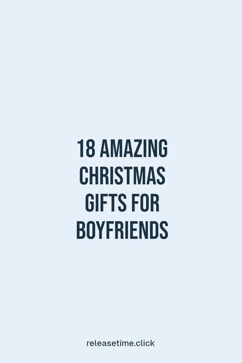 If you're searching for the ultimate Christmas gift that will truly impress your boyfriend, come check out these 18 fantastic gift ideas! From top-notch gadgets and cozy attire to sporty accessories and musical gear, there's something perfect for every type of guy out there. make this holiday season extra special with these unique and thoughtful gifts that speak to his personality and interests Boyfriend Accessories, Sporty Accessories, Gift Ideas For Your Boyfriend, Christmas Gift For Your Boyfriend, Ideas For Your Boyfriend, Gifts For Boyfriends, Gift For Your Boyfriend, Amazing Christmas Gifts, Outdoor Adventure Gear