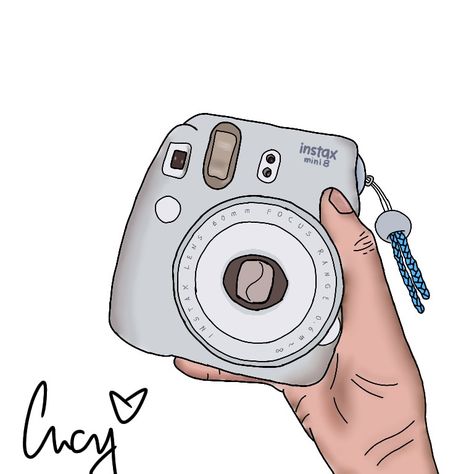 Instax Camera, Instax Mini 8, Mini 8, Mini Drawings, Paint Art, Fujifilm Instax, Art Blue, Instax Mini, Fujifilm Instax Mini