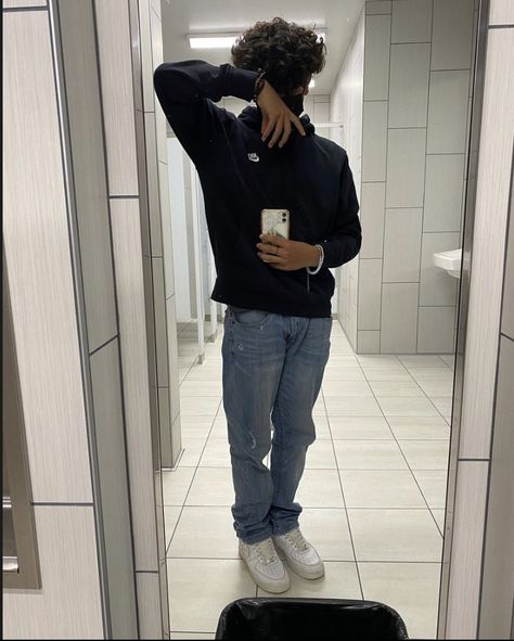 Winter Swag Outfits, Mirror Selfie Boy No Face Aesthetic, Outfits For Teenage Guys, Girls Soccer Cleats, Bape Outfits, Soccer Baby, Boys With Curly Hair, Face Aesthetic