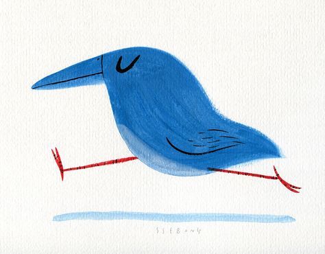 Book Design Graphique, Cute Bird Illustration, Cute Bird Drawing, Illustration Design Graphique, Birds Illustration, 심플한 그림, Illustration Kunst, Illustration Simple, Bird Drawing