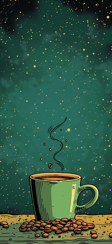 Coffee Animation, Science Wallpaper, Dragon Wallpaper Iphone, Cellphone Background, Android Wallpaper Art, Pixel Art Background, Cool Pictures For Wallpaper, Coffee Wallpaper, Pop Art Wallpaper