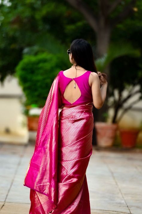 🍂*NEW LAUNCHING*🍂 🍁*ANX 154*🍁 Presenting Enchanting Yet Breathable Organic Banarasi Sarees For Intimate And Big Fat Indian Weddings, That Are Light On Your Skin And Uplift Your Wedding Shenanigans! *PRICED @ ₹900+$/-* 🌝*WOW RATE*🌝 Sd/65 *SAREE COLOUR:- RANI* *BLOUSE COLOUR:- RANI* *FABRIC :- SOFT LICHI SILK* Saree Length 5.5 Meter Blouse Length 0.8 Meter *SINGLES AVAILABLE* *READY TO SHIP* *FULL STOCK* Rani Colour Saree, Lichi Silk Saree, Blouse Designs Indian, Big Fat Indian Wedding, Indian Weddings, Banarasi Sarees, Blouse Length, Blouse Design, Indian Wedding