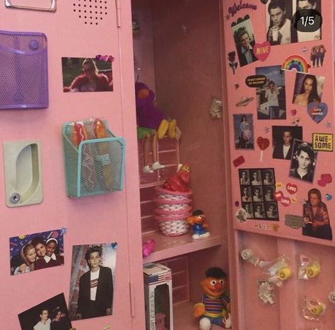 highteen aesthetic room aesthetic School Locker Decorations, Middle School Lockers, Locker Designs, I Hate School, Locker Decorations, Hate School, School Lockers, Princess Room, Mediterranean Decor