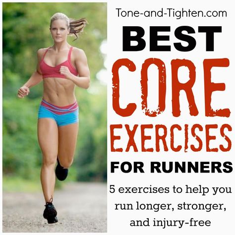 Best Exercises For Runners – How To Train Your Core For Your Next Race Best Core Exercises, Exercises For Runners, Stronger Core, Best Core Workouts, Core Exercises, Best Exercises, Half Marathon Training, Workout Ideas, Running Tips