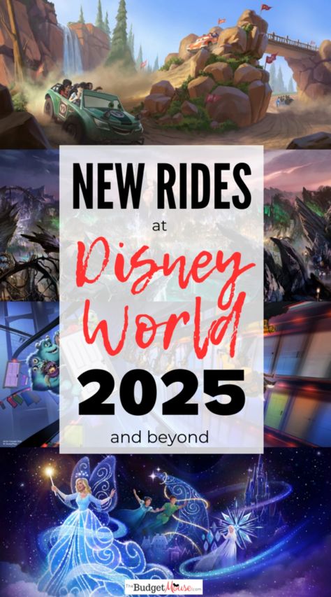 New rides at Disney World 2025 and beyond. Best Rides At Disney World, Disney Rides By Height, Disney World Birthday Trip, Disney With Teens, Hidden Mickeys At Disney World, Disney World Rides List 2024 Printable, Best Time To Go To Disney World, Planning A Trip To Disney World, Disney Hacks With Kids