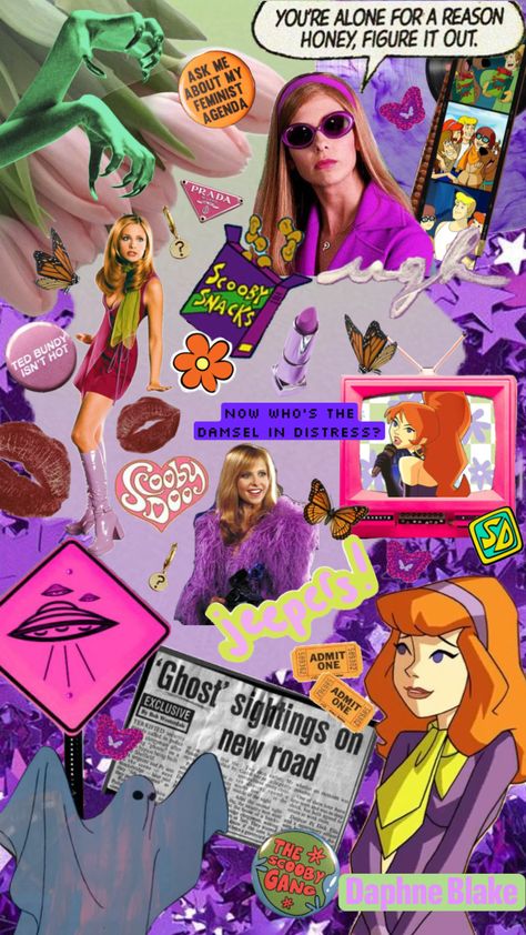 Daphne Blake 🩷💜💚 #wallpaper #background #daphneblake #daphneblakeaesthetic #shuffleart #scoobydooaesthetic #scoobydoo #purplecollage #greenaeasthetic #pinkboard Blake Wallpaper, Background Screensavers, Scooby Doo Pictures, Scooby Doo Images, Ghost Sightings, Scooby Doo Mystery Incorporated, Scooby Snacks, Circus Show, Daphne Blake