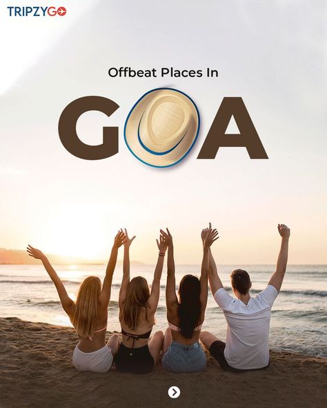 You might be wondering, apart from the beaches and clubs, is Goa even worth visiting?🤔 Well, of course, there is.😍 So, get ready for an amazing trip with these few offbeat places in Goa!🥳🌴 #tripzygo #tripzygointernational #travelwithtripzygo #goa #goadiaries #travel #travelgram #traveladdict #traveladvisor #tour #tourism #tourlife #trip #vacation #vacations #vacationmode #vacationvibes #vacationmode #holiday #holidays #goatour #goatourism #GoaTourPackages #goatouristplaces Kashmir Tour, Goa Travel, Travel Ads, Tourist Places, Travel Packages, Vacation Mode, Tour Packages, Amazing Destinations, Graphic Design Templates