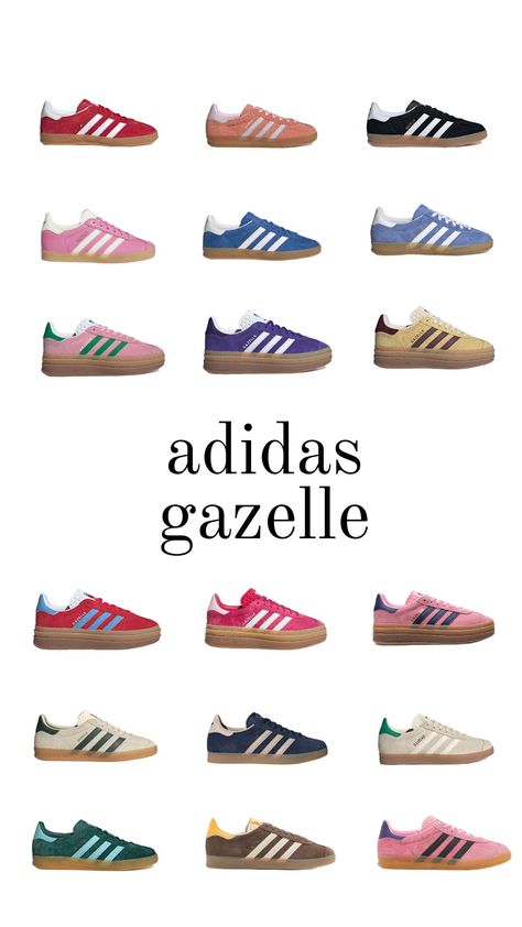 Adidas Gizzel, Addidas Gazelle Shoes Outfit Ideas Women, Trend Aesthetic, Shoe Wishlist, Trendy Outfits For Teens, Swag Shoes, Kpop Fashion Outfits, Adidas Gazelle, Cute Simple Outfits