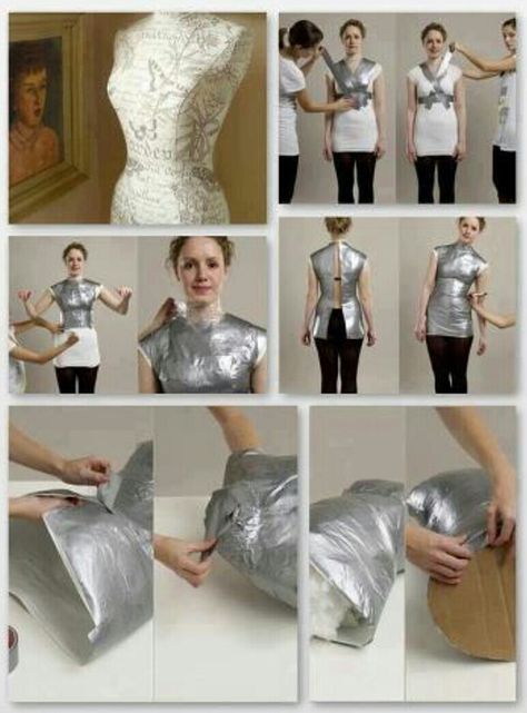 make your own gine Mannequin Diy, Diy Clothes Videos, Dress Forms, Diy Dress, Duct Tape, Dress Form, Sewing Techniques, Sewing Clothes, Fashion Sewing