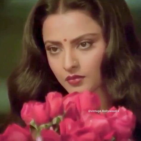 Vintage Bollywood 💗✨ on Instagram: “Silsila 1981 🌹💗✨ You can just feel all of their emotions in this scene ❤️ it’s truly an amazing scene #rekha #rekhaji #amitabhbachchan…” Vintage Bollywood, Amitabh Bachchan, Feelings, Canning, On Instagram, Closet, Instagram