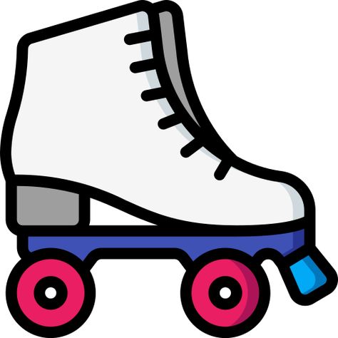 Roller Skate Template, Skate Party Decorations, Skate Party, Retro Waves, Free Icon, Roller Skate, Icon Download, Roller Skates, Animated Icons