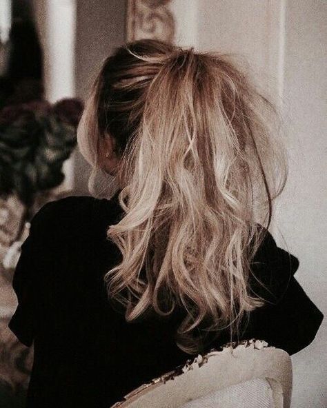 @ oliviamarieee04 ☯️ Ponytail Aesthetic, Ombre Highlights, Smink Inspiration, Long Blonde, Sirius Black, Long Blonde Hair, Hair Envy, Bad Hair, Hair Dos