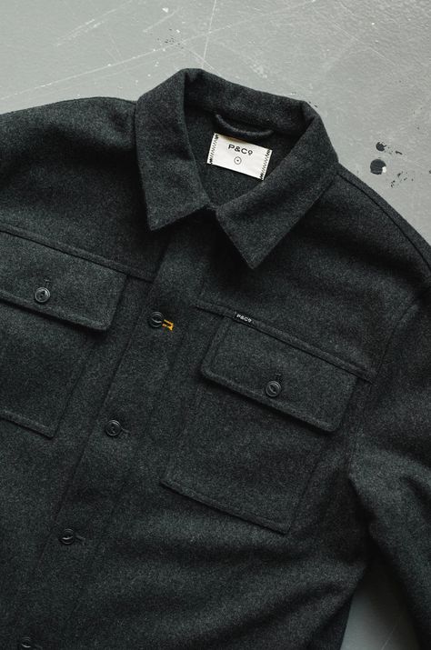 Wool Overshirt Feature - Winter 19 Collection | The Journal – P&Co Mens Overshirts, Wool Overshirt, Workwear Essentials, Man Stuff, Day To Night, The Journal, Sociology, Gentleman Style, To Night