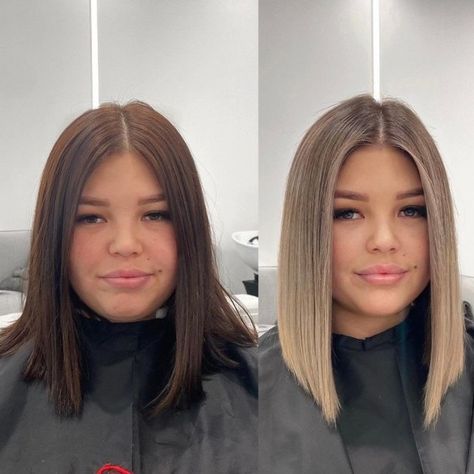 Shoulder-Length Lob Haircut for Straight Hair Long Asymmetrical Bob, Side Curls, 50 Hairstyles, Asymmetrical Bob, Natural Wavy Hair, Lob Haircut, High Ponytail, Vlasové Trendy, Low Lights Hair