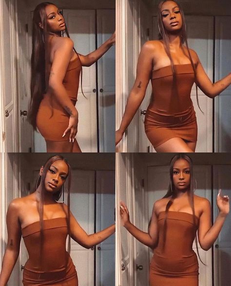 Justine Skye on Instagram: “This is all I got, but you shoulda just seen it irl anyway 🤍” Justine Skye, October 23, Brown Skin, See It, Black Women, Bodycon Dress, Skin, Instagram Posts, Hair