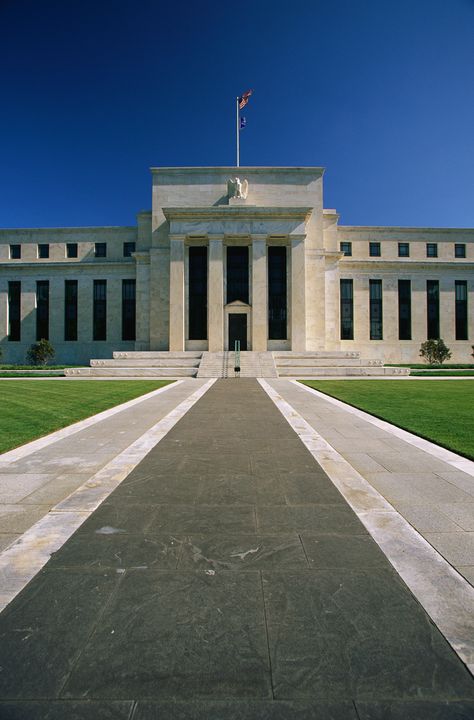 The Federal Reserve Building in Washington DC is the home of the Board of Governors of the central banking system of the United States. Created in 1913, the Federal Reserve is independent within the government and is sometimes considered a fourth branch of the government because its powerful group of policymakers is free from the usual restrictions of governmental checks and balances. One day soon, American economic liberty will again be fully restored when the gold standard is re-established. Federal Reserve System, Checks And Balances, Federal Reserve Bank, Visit Dc, Banks Building, Federal Reserve, District Of Columbia, Classical Architecture, Home Design Decor