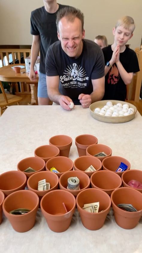 Flower Pots & 💰 #reels #games #challenge #spring | Instagram Nye Games, Spring Instagram, Family Fun Games, Adult Games, Easter Sunday, Egg Hunt, Family Games, Family Reunion, News Games