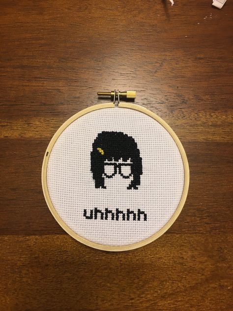 Tina Belcher Cross Stitch Tina Belcher, Coin Purse, Cross Stitch, Wallet