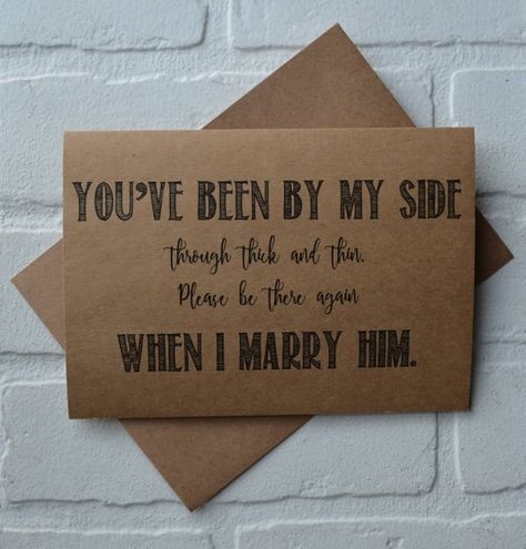 Groomsman Proposal Funny, Moh Proposal, Bridesmaid Cards Funny, Groomsman Card, Bridal Card, Envelope Printing, Be My Groomsman, Proposal Wedding, Asking Bridesmaids