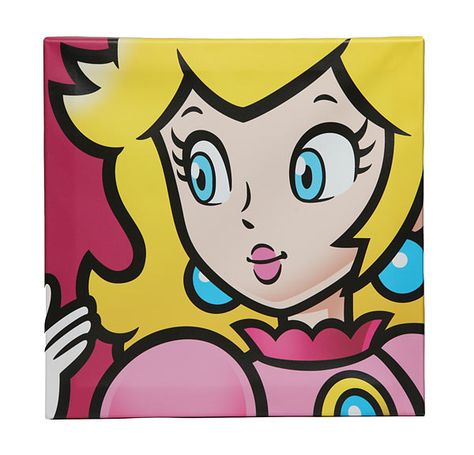 Bowser Luigi, Super Mario Peach, Peach Poster, Mario Princess Peach, Disney Canvas Paintings, Art Mini Toile, Speed Draw, Peach Paint, Pokemon Painting