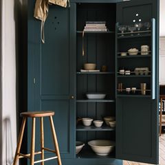 Devol pantry cabinet Stand Alone Pantry, Free Standing Pantry, Standing Pantry, Freestanding Pantry, Kitchen Larder, Built In Pantry, Larder Cupboard, Devol Kitchens, Pantry Cupboard