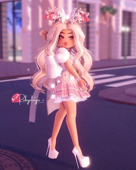 Barbie Royale High Outfits, Pretty Preppy Royale High, Preppy Royale High, Royale High Outfit Ideas, 70’s Outfit, Pretty Preppy, 2023 Aesthetic, Roblox Dress, Roblox Ideas