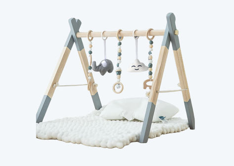 Wooden Baby Play Gym Baby Play Gym, Activity Gym, Play Gym, Hanging Bar, Nursery Baby Room, Baby Gym, Grey Baby, Baby Play, Baby Room