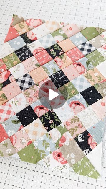 Kristina Brinkerhoff || Modern Sewing and Quilting Patterns on Instagram: "The fastest and easiest way to make a patchwork panel! Steps below:

• Place squares on lightweight iron on interfacing. I'm using @tensisters_handicraft Easy Piecing Grids preprinted interfacing. The squares do not have to be placed perfectly!
• Press in place.
• Starting on one side of the panel, fold the first row over, sew 1/4" seam. Continue with remaining rows.
• Turn the panel over and take a small snip in the seam at the intersection of the squares (be careful to not clip the thread from the seam). This allows the seams to be flattened in opposite ways for nesting seams.
• Fold the first column and sew a 1/4" seam. Repeat with remaining columns.
• Press and trim to size
• Enjoy those perfectly aligned points Country Rose, Sewing And Quilting, Patchwork Quilt Patterns, Quilting Patterns, Jelly Roll, Be Careful, Patchwork Quilts, Easy Sewing, Quilt Patterns