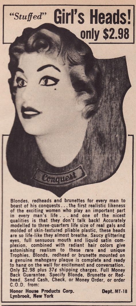 Sometimes I feel like the world isn't as good as it used to be... and then I see things like this. Vintage Bizarre, Weird Vintage, Creepy Vintage, Pin Up Vintage, Vintage Coca Cola, Old Advertisements, Retro Ads, Old Ads, Time Photo