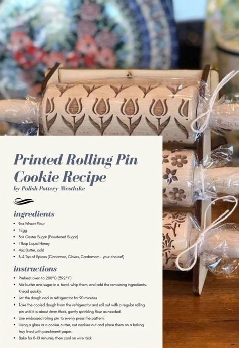 Printed Rolling Pin Cookies, Cookie Recipe For Embossed Rolling Pin, Patterned Rolling Pin, Polish Cookies, Best Oatmeal Cookies, Embossed Rolling Pin, Cookie Dough Recipes, Rolling Pins, Food Wallpaper