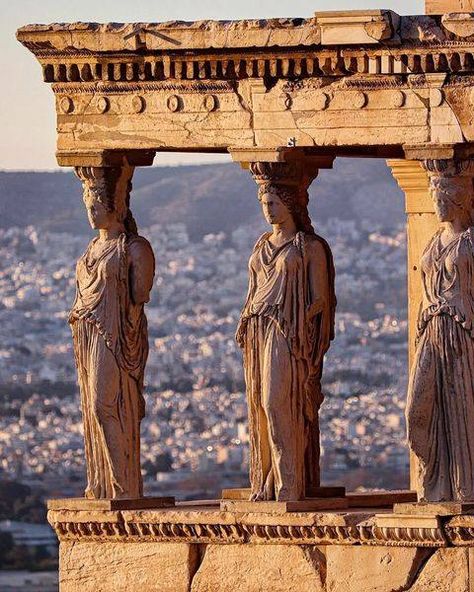 The Erechtheion (or Erechtheum) is... - Uncover The Mystery | Facebook The Erechtheion, Acropolis Of Athens, Athens Travel, Places In Greece, Athens Acropolis, Greek Temple, Ancient Mysteries, Acropolis, Travel And Tourism